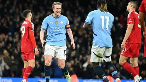 Wielki powrót De Bruyne. Koniec imponującej serii Liverpoolu