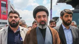 Modżtaba Chamenei na archiwalnym zdjęciu