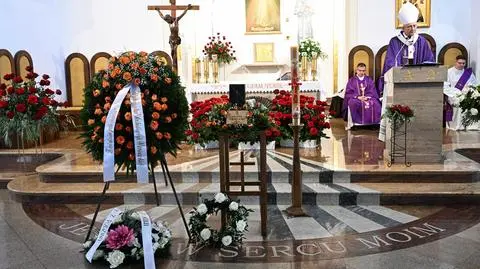 Warszawa, 02.08.2025. Uroczystości pogrzebowe śp. Anatola Czaplickiego w warszawskim Sanktuarium Miłosierdzia Bożego i św. Faustyny