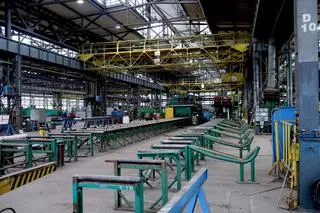 Hala produkcyjna firmy Rafako w Raciborzu