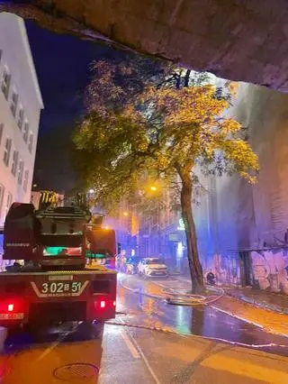 Pożar kamienicy przy ul. Francuskiej w Katowicach