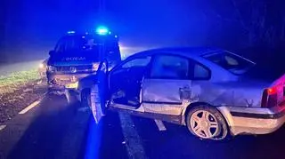 W czasie ucieczki uderzył w radiowóz