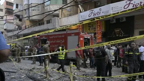 Zniszczenia Bejrutu po izraelskim nalocie