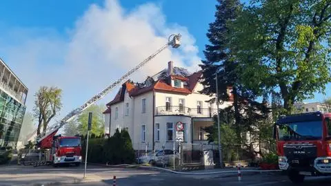 Pożar budynku przedszkola