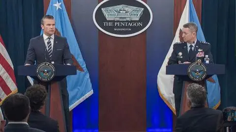 Pete Hegseth i gen. Dan Caine