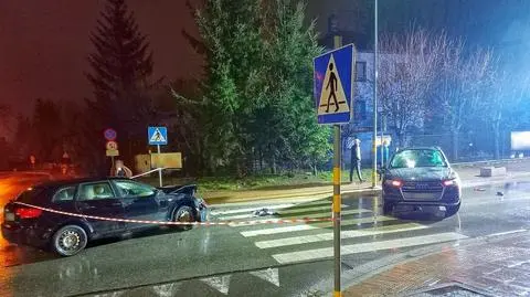 Kolizja i dachowanie w Zakopanem