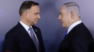 Andrzej Duda i Benjamin Netanjahu 