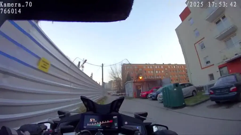 Policyjny pościg ulicami Krakowa