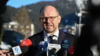 Marcin Przydacz w Davos