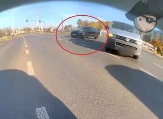 O krok od tragedii na jednej z głównych ulic Łodzi
