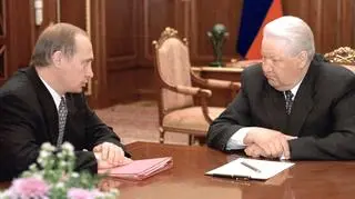 Władimir Putin i Borys Jelcyn w 1999 roku