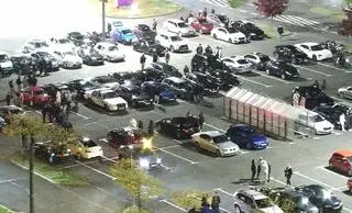 Nocne wyścigi w Olsztynie przerwane przez policję