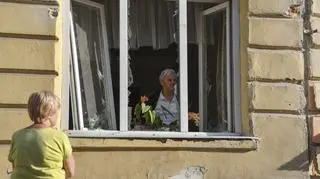 Skutki rosyjskiego ataku we Lwowie