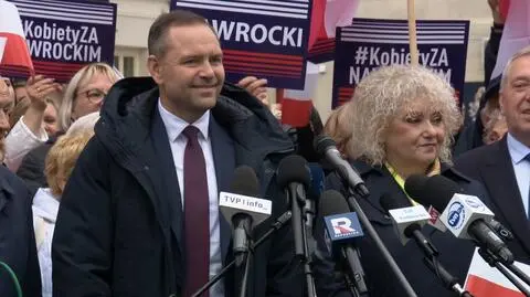Karol Nawrocki w Węgrowie 