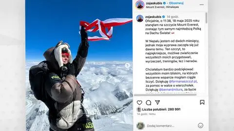 Najmłodsza Polka na Mount Evereście