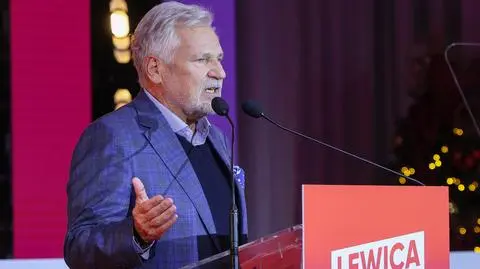 Aleksander Kwaśniewski na kongresie Lewicy