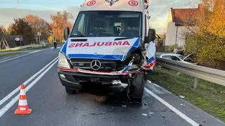 Karetka jechała na sygnałach