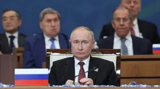 Władimir Putin w czasie szczytu w Astanie (Kazachstan); zdjęcie z lipca 2024 roku