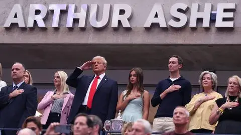 Biały Dom odpiera zarzuty o cenzurę po wizycie Donalda Trumpa na US Open