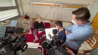 Журналісти зустрілися з Вовою.