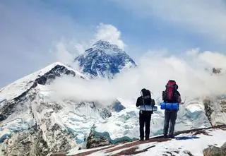 Widok na Mount Everest ze szczytu Kala Pattar
