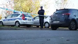 Policja na miejscu odnalezienia ciała nastolatki