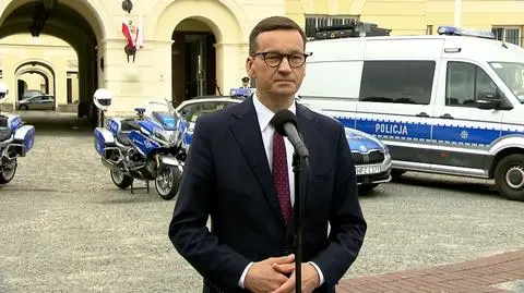 Premier Mateusz Morawiecki o podpaleniu stacji sanepidu i punktu szczepień w Zamościu