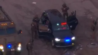 Maduro z żoną w drodze do sądu. Oglądaj w TVN24 