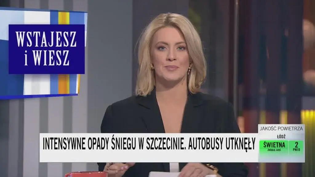 Intensywne opady śniegu w Szczecinie