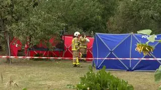 Awionetka spadła na ziemię