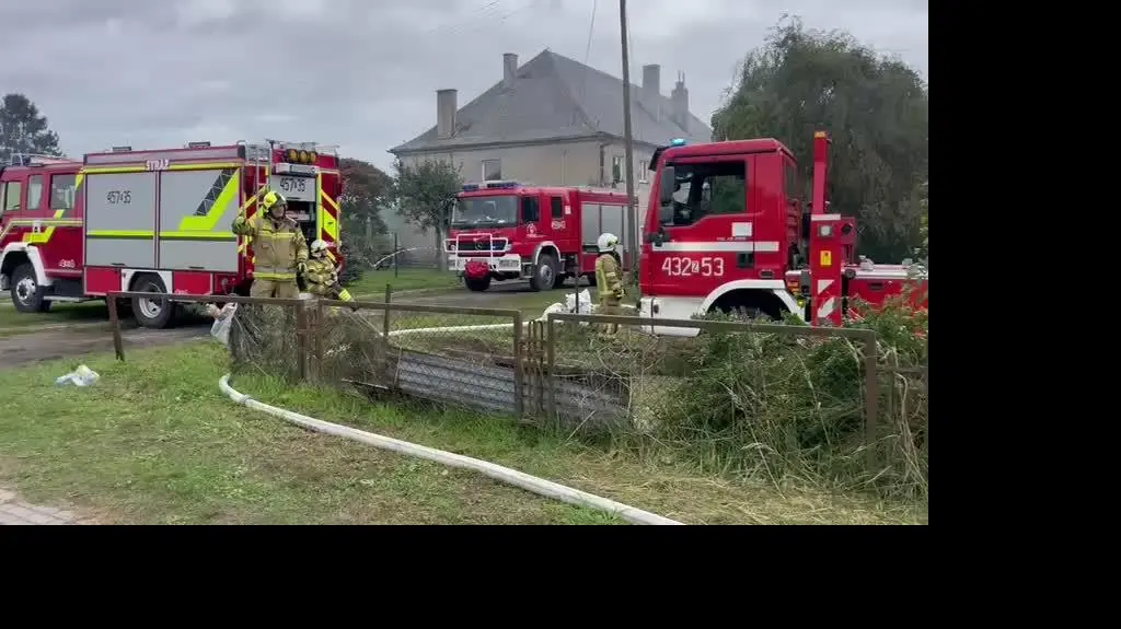 Pożar w Kunowie