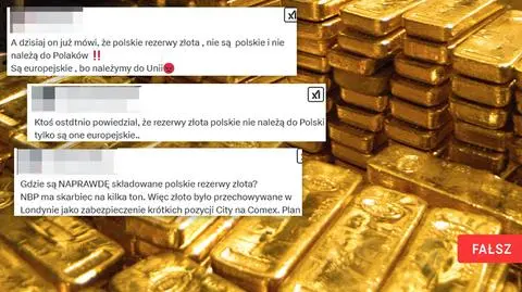 Polskie rezerwy złota. "Nie należą tylko do Polski"? Gdzie są przechowywane?