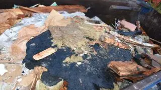 Nielegalne składowisko odpadów odkryte w powiecie lubartowskim
