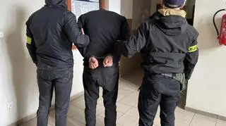 Jeden z zatrzymanych mężczyzn 