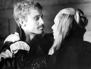 Daniel Olbrychski i Małgorzata Braunek w filmie "Potop" (1974)