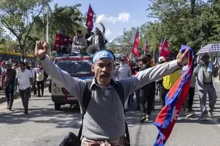 Demonstracja w Nepalu