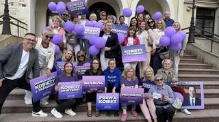 Uczestniczki spotkania kobiety na wybory w Rudzie