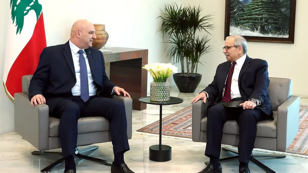 Prezydent Libanu Joseph Aoun i premier Libanu Nawaf Salam 