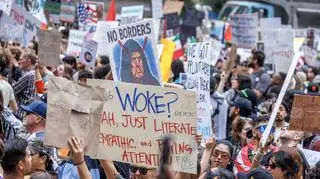 Protest w Chicago przeciwko polityce Trumpa