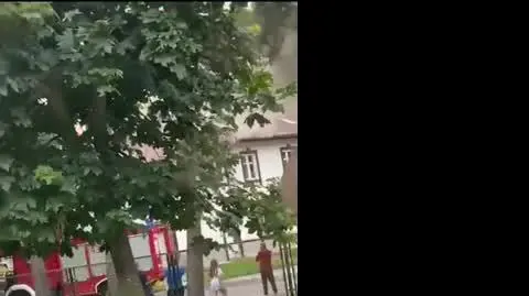 Pożar hotelu w Wiśle