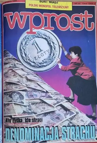 Okładka tygodnika "Wprost" z 11 grudnia 1994