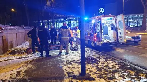 Kolizja na ulicy Zakopiańskiej w Krakowie