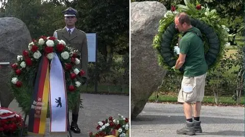 Rząd Niemiec "w krótkich spodniach upamiętnił" rocznicę? Jak wyglądało złożenie wieńców 