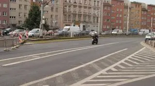Poranne utrudnienia przebiegają w stronę centrum miasta