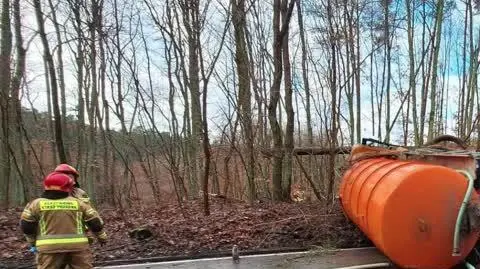 Wypadek w Jarużynie