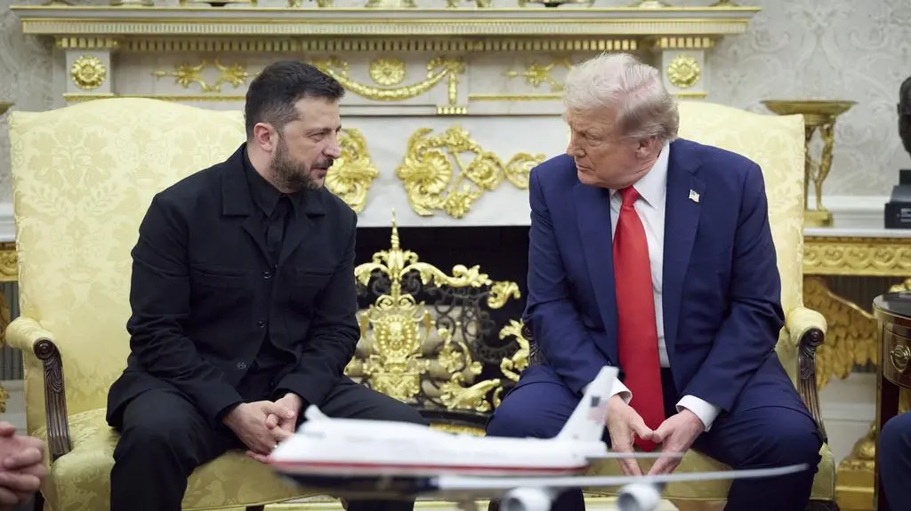 Wołodymyr Zełenski i Donald Trump