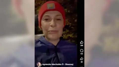 Aktorka Agnieszka Warchulska została obrzucona kamieniami i jajkami przez nastolatków