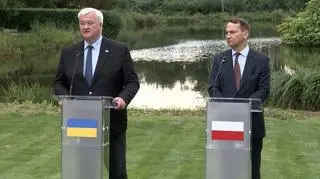 Radosław Sikorski i Andrij Sybiha