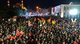 Protesty w Stambule w związku z zatrzymaniem Ekrema Imamoglu