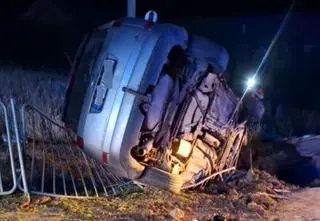 Pijany wjechał do rowu, na miejscu zostawił rannego kolegę